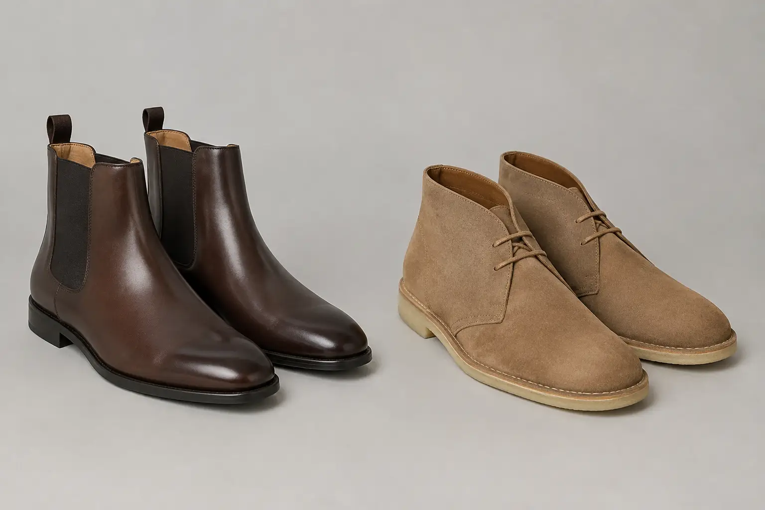 Chelsea boots ou desert boots : laquelle choisir pour un usage polyvalent ?